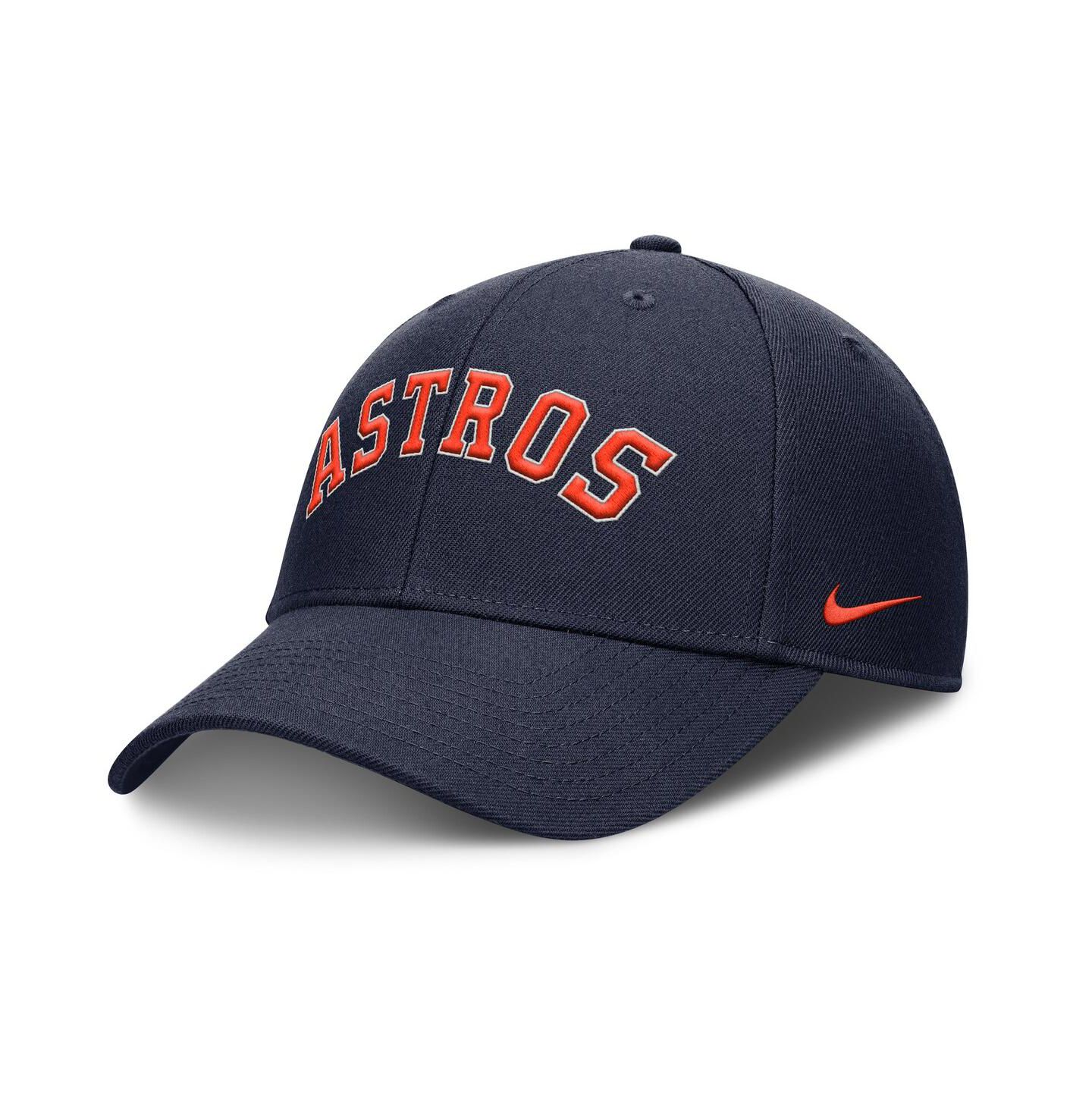 Мужская кепка Nike Navy Houston Astros Rise Gaberdine Adjustable Hat — фото 3