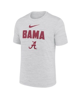 Men's White Alabama Crimson Tide Campus Slant Velocity Performance T-Shirt