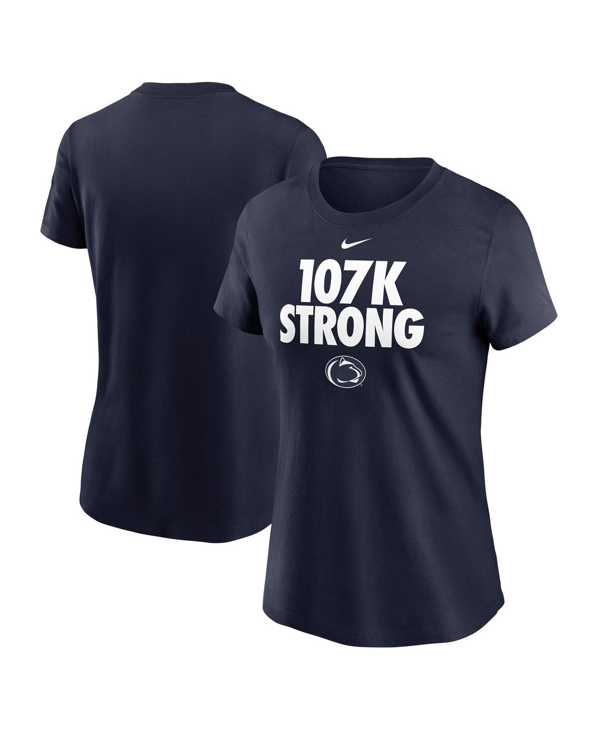 Nike Women's Navy Penn State Nittany Lions Local Ultimate Chant T-shirt In Navy