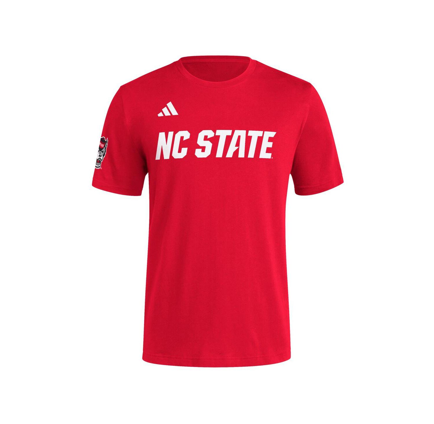 Men's Red NC State Wolfpack Fresh Wordmark T-Shirt