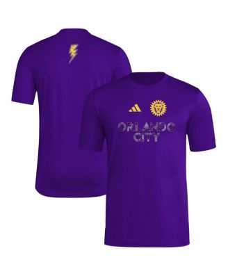 adidas - Men's Purple Orlando City SC 2025 Jersey Hook AEROREADY T-Shirt