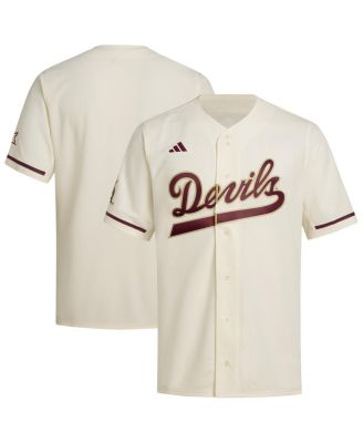 adidas - Men's Cream Arizona State Sun Devils Replica Baseball Jersey