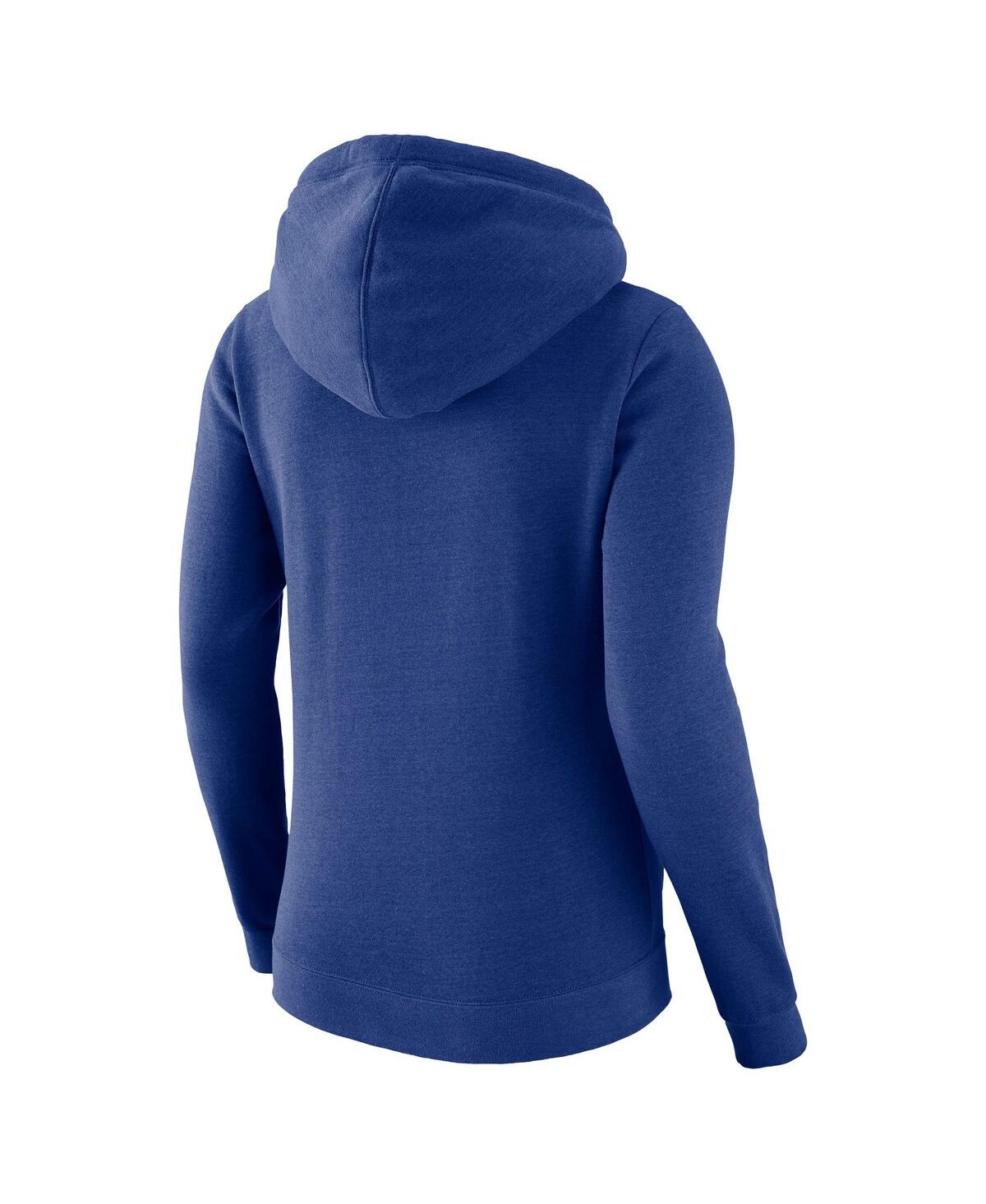 Nike Women's Blue New York Knicks 2024/25 City Edition Essential Club Pullover Hoodie In Blue