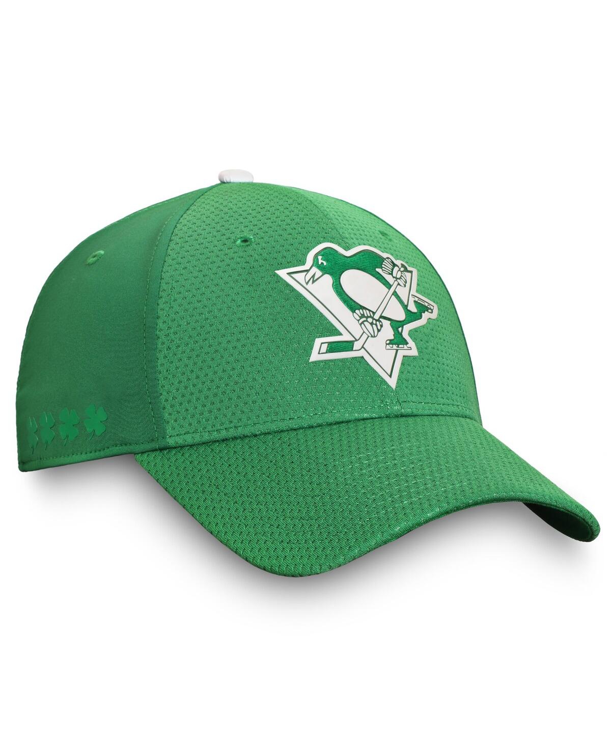 Fanatics Men's Kelly Green Pittsburgh Penguins Authentic Pro St. Patrick's Day Flex Hat In Kelly Green