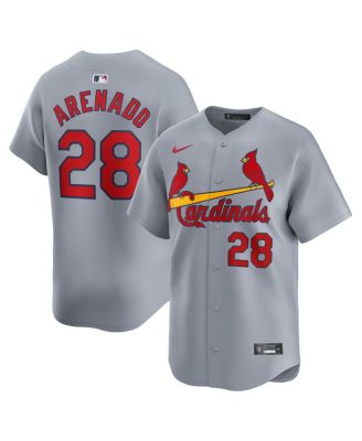 Nike - Men's Nolan Arenado Gray St. Louis Cardinals Away Limited Player Jersey