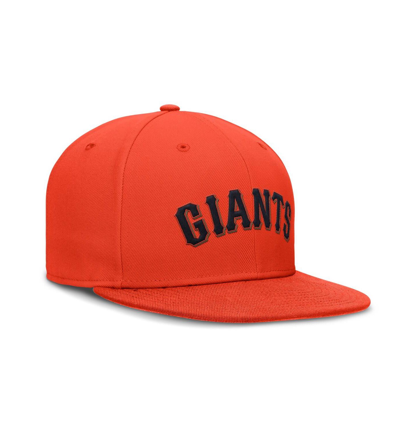 Мужская кепка Nike Orange San Francisco Giants True Performance Fitted Hat — фото 3