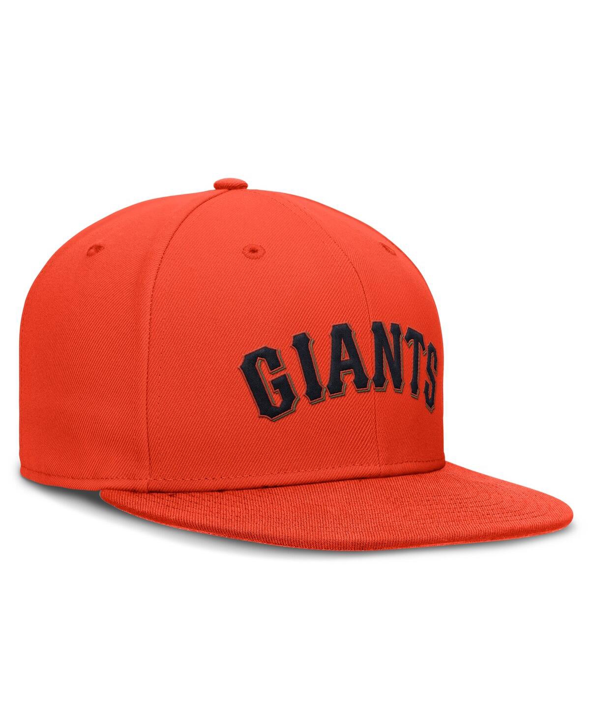Nike San Francisco Giants True  Men's Dri-fit Mlb Fitted Hat In Orange