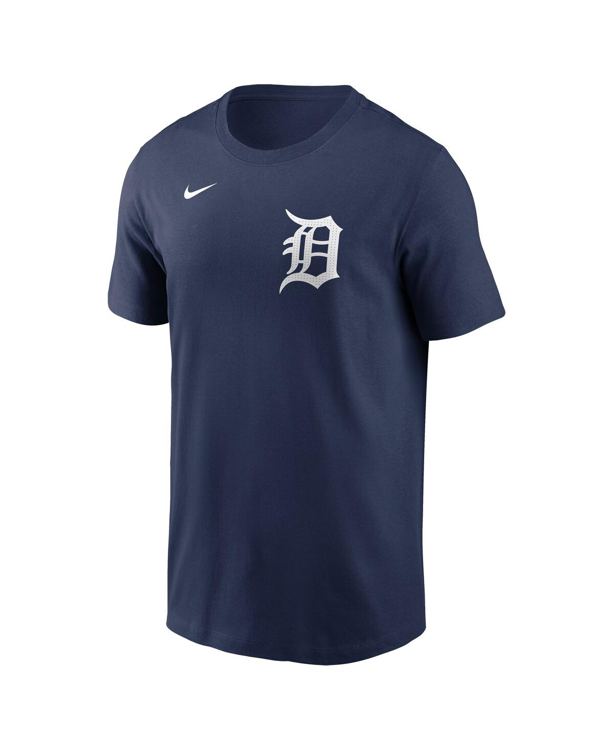 Nike Javier Baez Navy Detroit Tigers Name & Number T-shirt In Navy