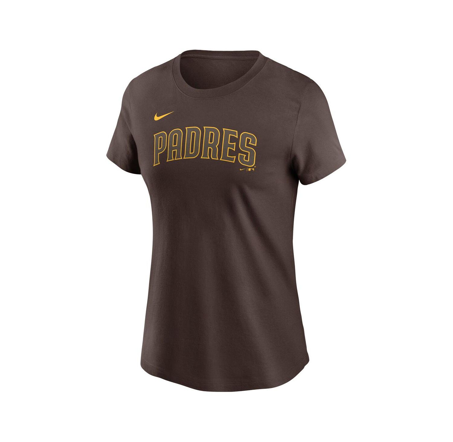 Women's Yu Darvish Brown San Diego Padres Fuse Name & Number T-Shirt