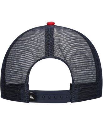 Men's White/Red Coop Trucker Adjustable Hat