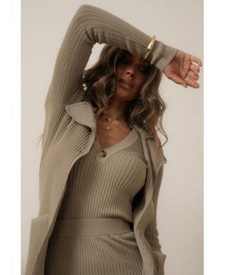 Women's Lida Ribbed Duster