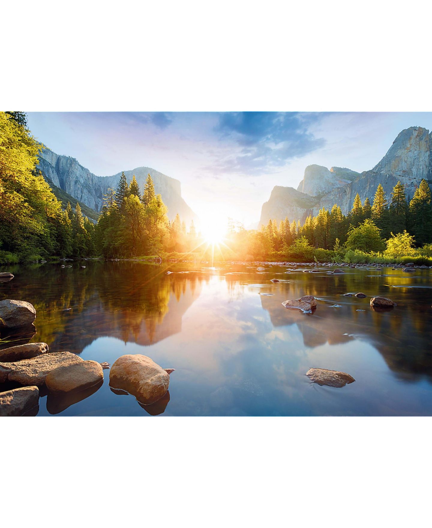 Детский пазл Trefl Mountain Pond 1000 Piece Puzzle, Ages 12+, цвет: Разноцветный — фото 1