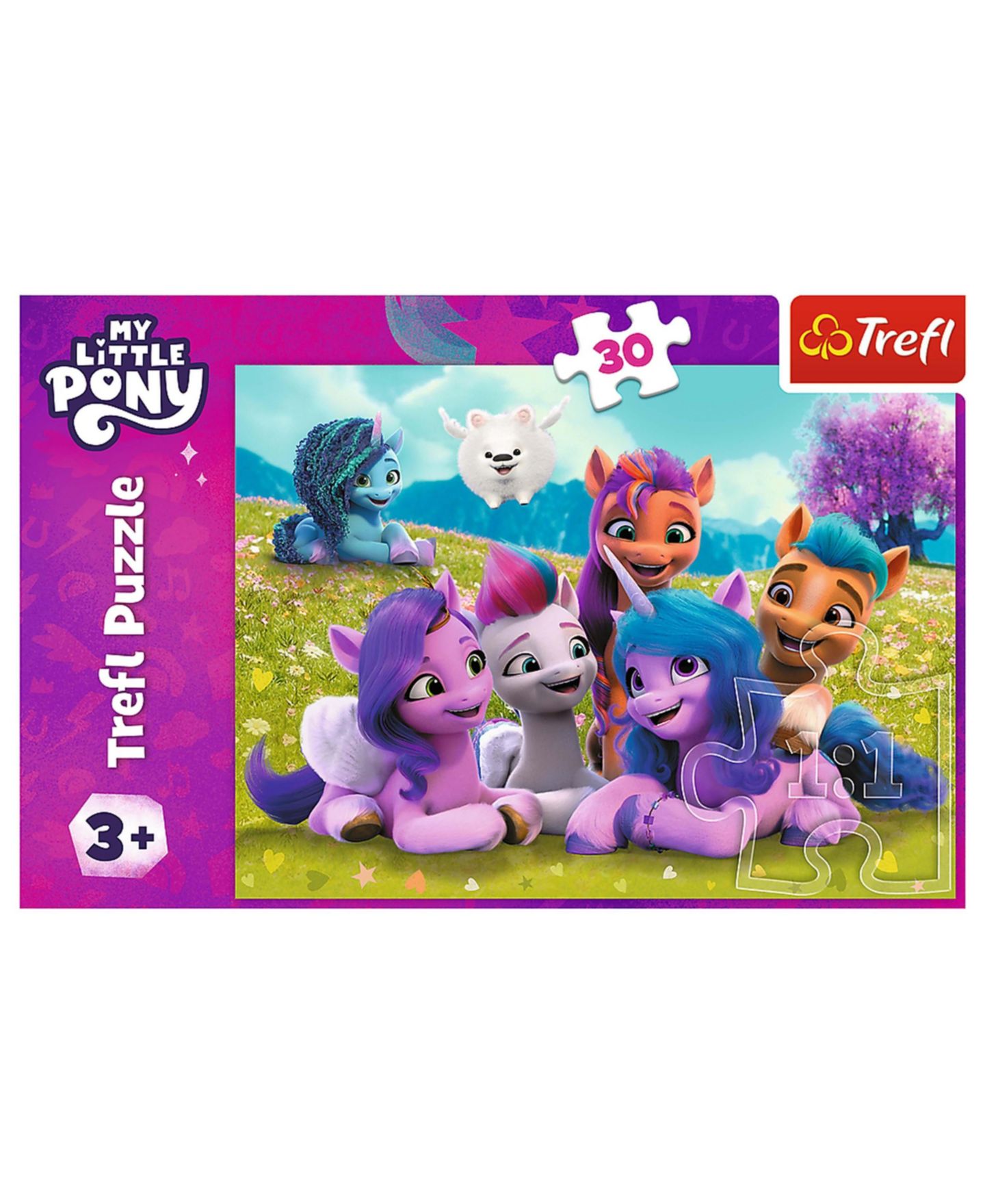 Детский пазл Trefl My Little Pony Friendly Ponies 30-Piece Puzzle, Ages 3+, цвет: Разноцветный — фото 3