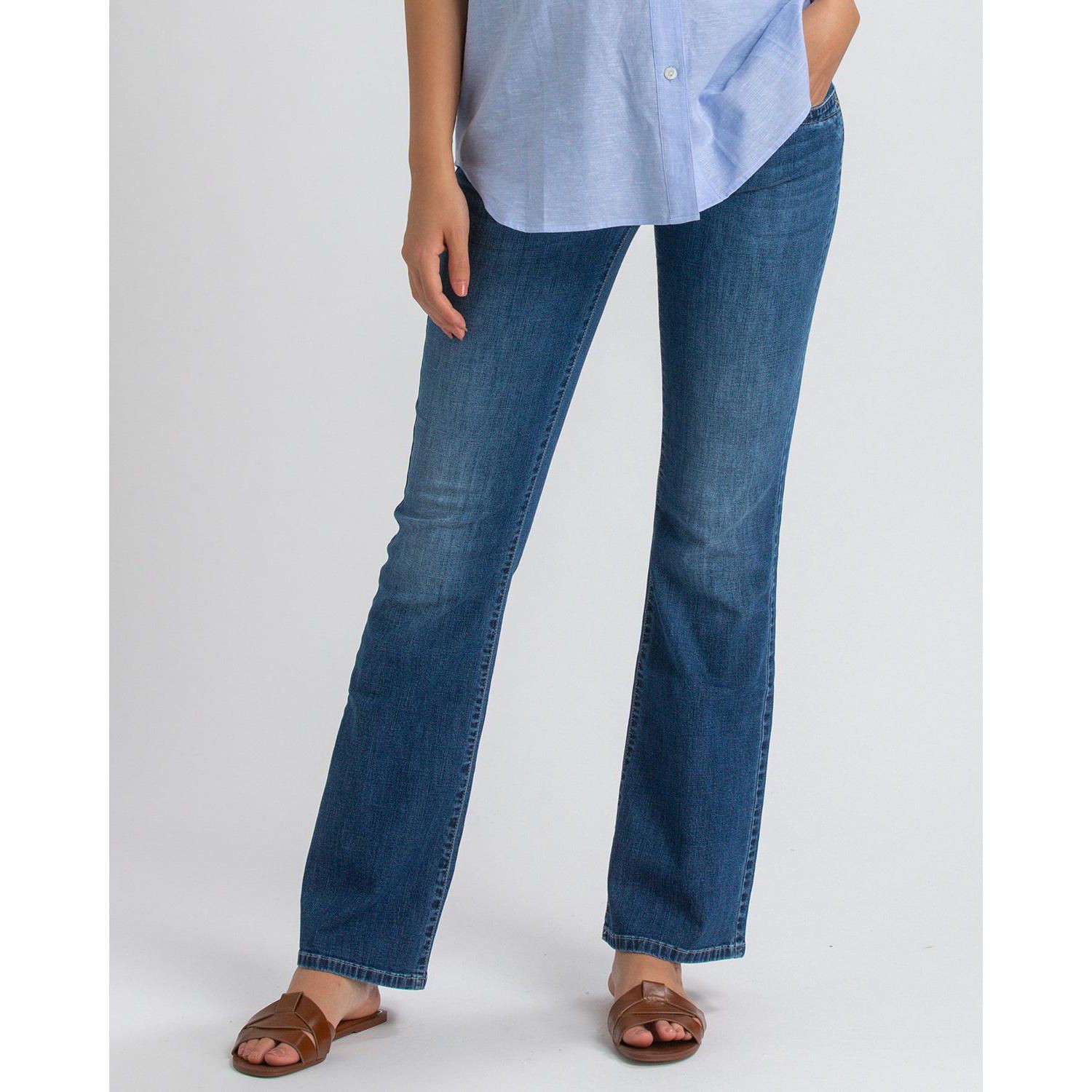 Maternity Graduated Flare Jeans
