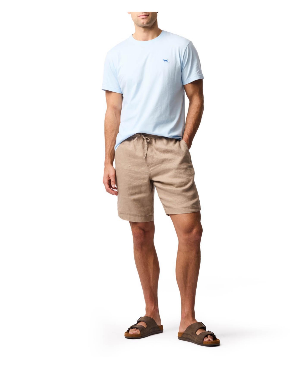 Rodd & Gunn Linen Shorts In Brown