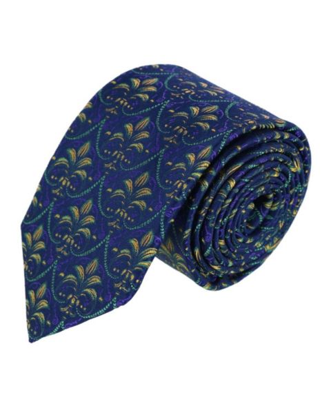 Мужские галстуки TRAFALGAR The French Quarter Fleur dis Lis Silk Novelty Necktie, цвет: Фиолетовый