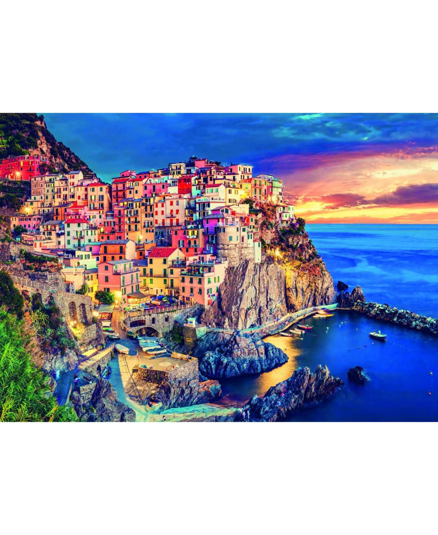 Детский пазл Trefl Red 1000 Piece Puzzle - Romantic Italian Sunset, цвет: Разноцветный — фото 3
