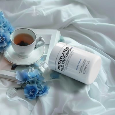 Methylated Multivitamin Supplement - B-Vitamin, Vitamins A, C, D, E, K2, B12 Methylcobalamin - L-Methylfolate - Magnesium, CoQ10, DIM, Probiotics, Benfotiamine, Lithium, Calcium - 90 Capsules