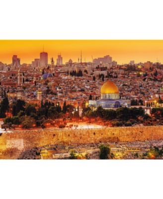 Red 3000 Piece Puzzle - The roofs of Jerusalem / Fototeca