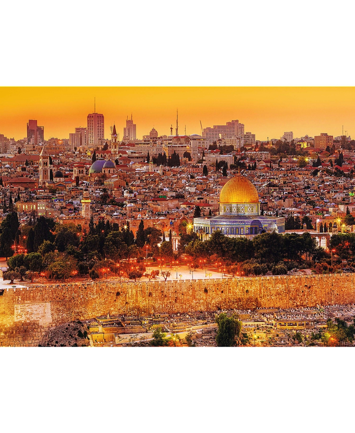 Trefl Red 3000 Piece Puzzle - The roofs of Jerusalem / Fototeca