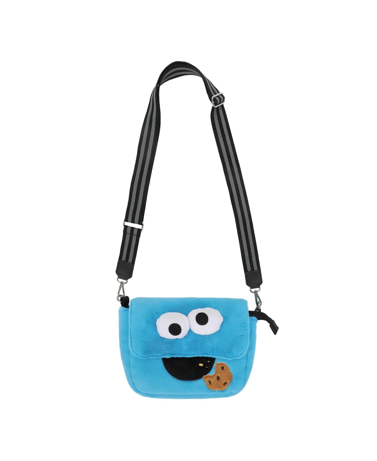 Cookie Monster 26 Cm Plush Women's Crossbody Bag - Sesame cookie monster blue