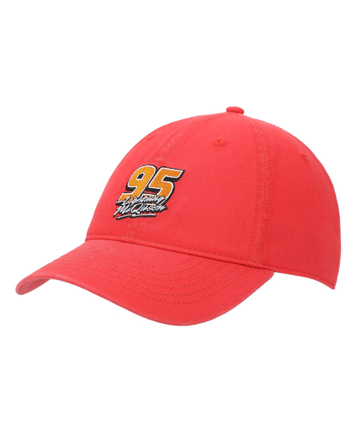 Men's Pixar Cars Lightning McQueen 95 Red Unstructured Baseball Cap - Pixar cars lightning mcqueen