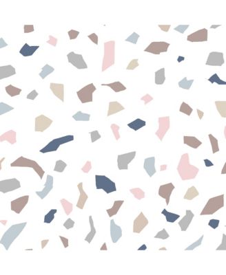 Baby Signature Terrazzo Abstract Organic Cotton Fitted Crib Sheet