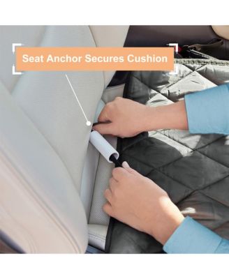 Quilted Pet Front Car Seat Cover: 40" - Grey