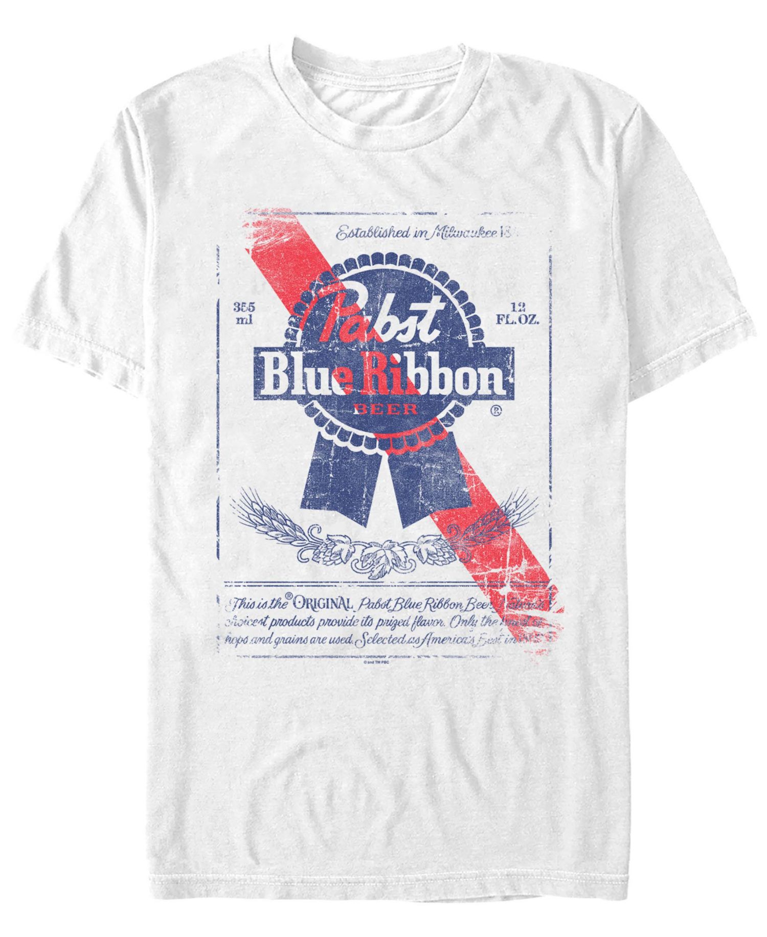 Men's Pabst Layered Label Short Sleeve T-Shirt