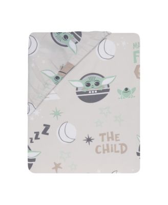 Baby Star Wars Cozy Friends Yoda/Grogu Fitted Crib Sheet