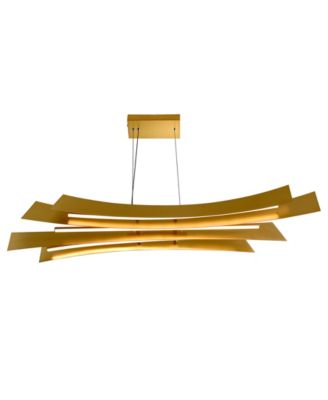 12" Metal Candora Integrated LED Island Pool Table Light