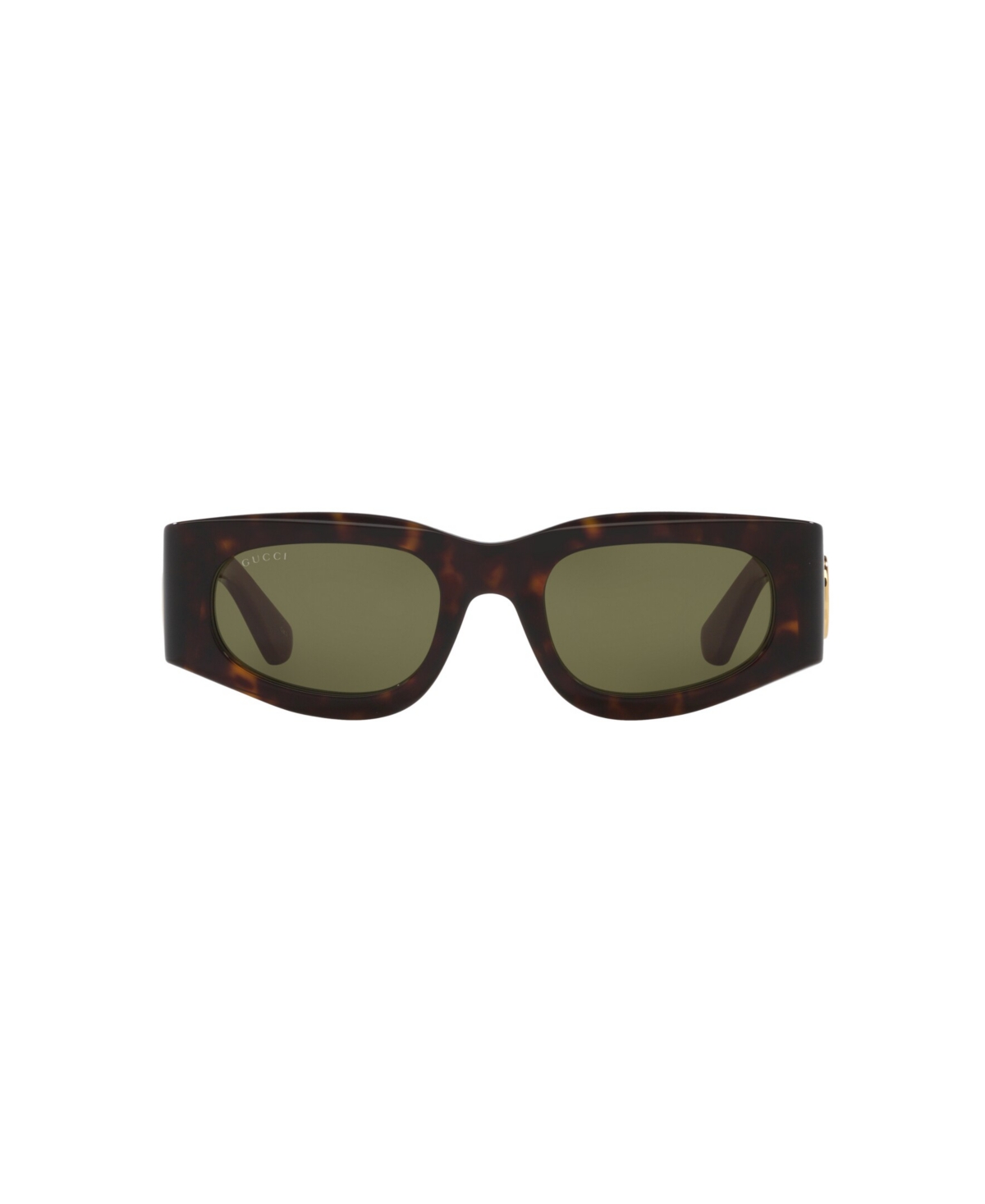 Gucci Womens Brown Gg1664s Square-shape Acetate Sunglasses In Tortoise