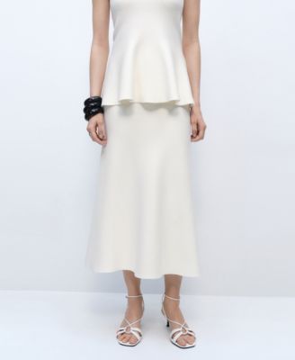 Women's Flared Knitted Skirt