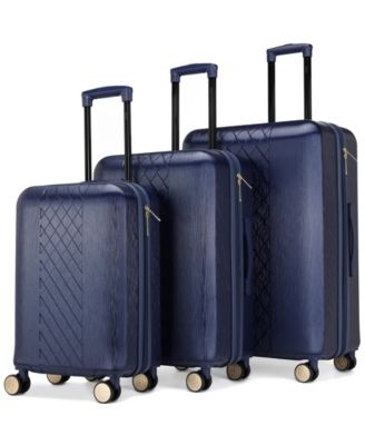 Diamond 3-Piece Expandable Spinner Luggage Set