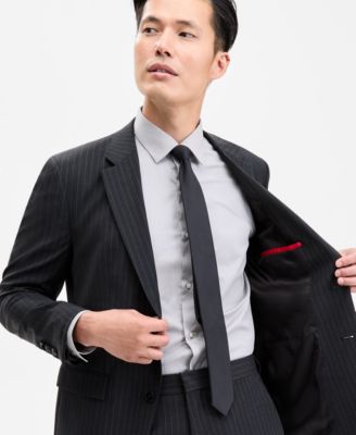 Men's Modern-Fit Pinstripe Suit Jacket