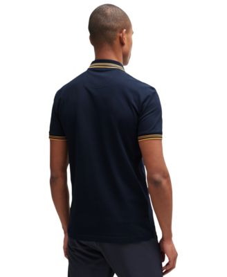 Men's Branding Stretch-Cotton Slim-Fit Polo Shirt