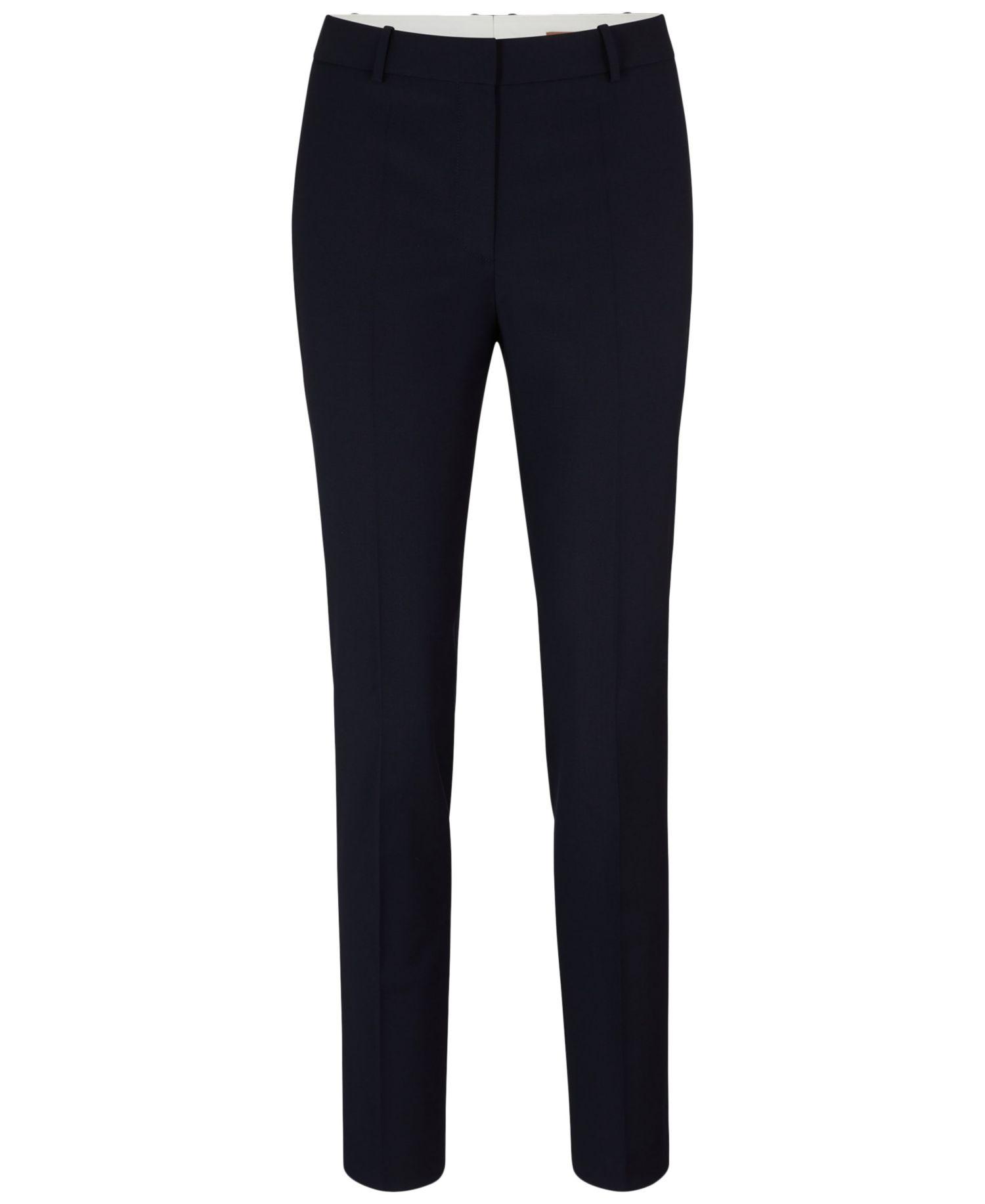 BOSS by Women's Wool Regular-Fit Cropped Pants