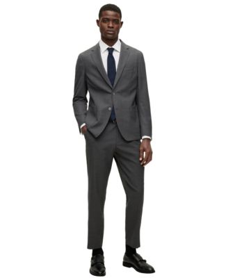 Men's Easy-Iron Stretch Cotton Slim-Fit Dress Shirt