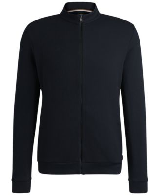 Boss Men's Cotton Zip-Up Sweatshirt