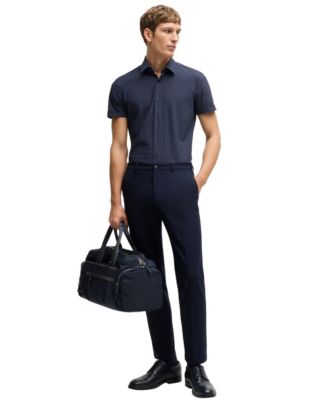 Men's Performance-Stretch Slim-Fit Dress Shirt