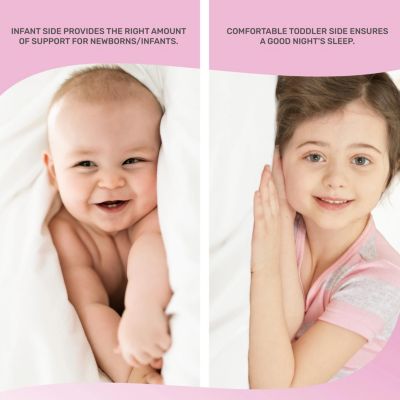 Snooze Crib & Toddler Mattress in Grey, Greenguard Gold & JPMA Certified