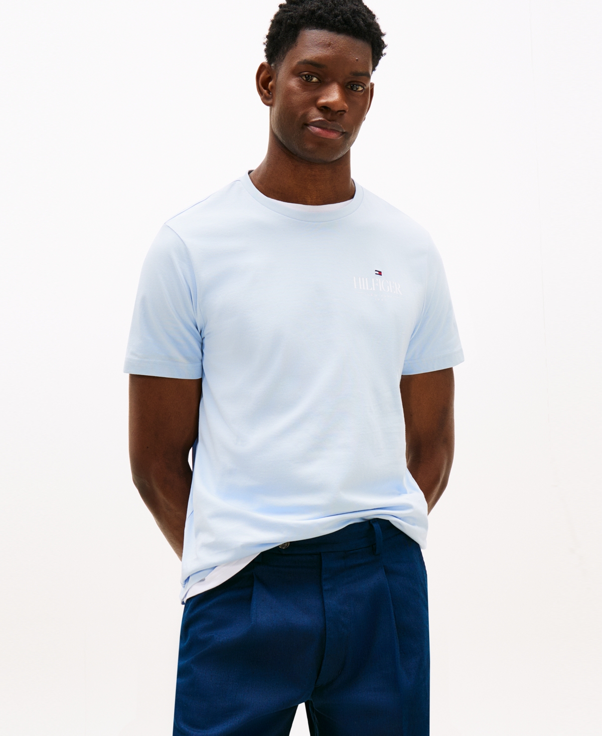 Tommy Hilfiger Stripe Tech T In White