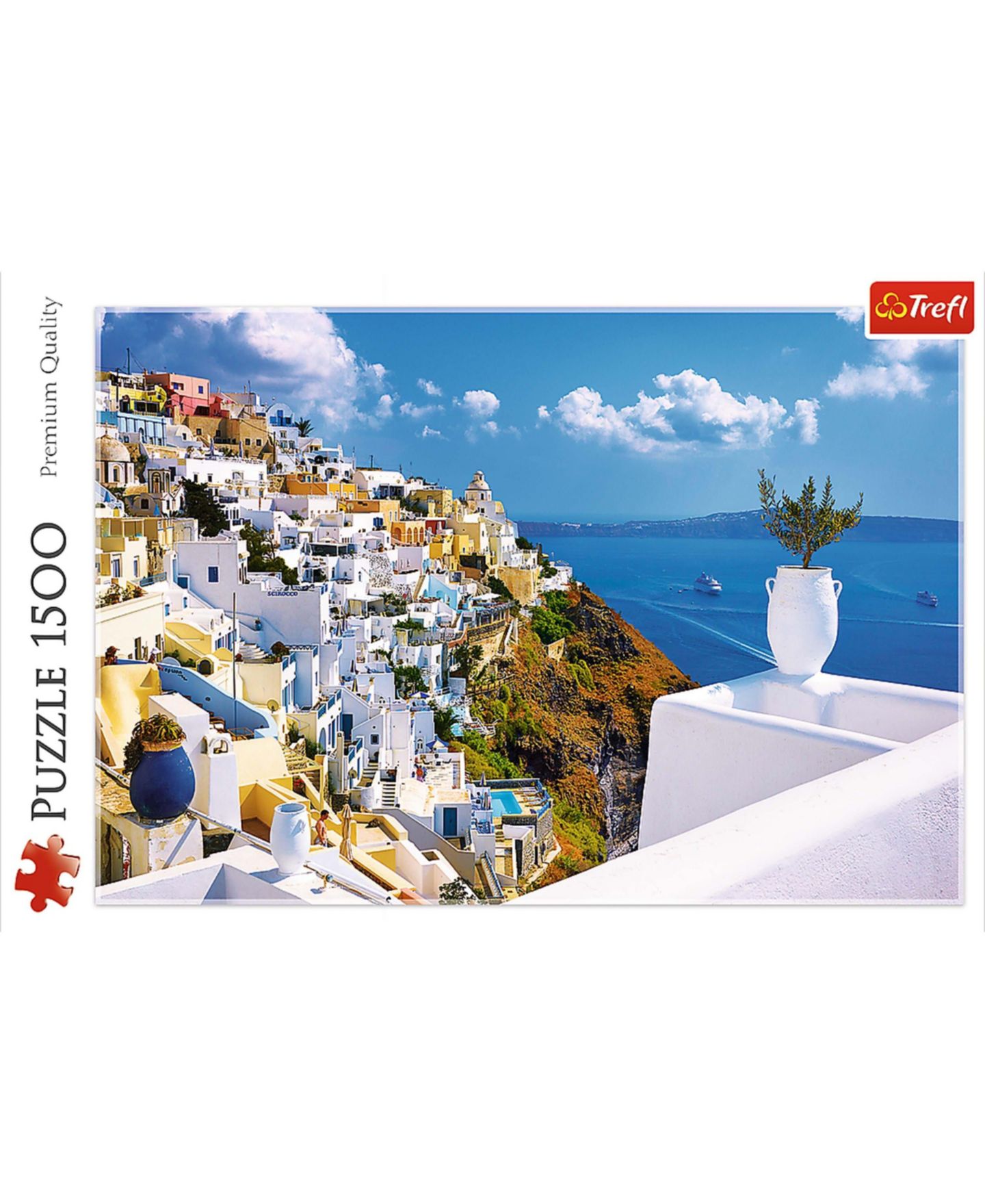Детский пазл Trefl Santorini, Greece 1500 Piece Puzzle, от 10 лет, цвет: Разноцветный — фото 2
