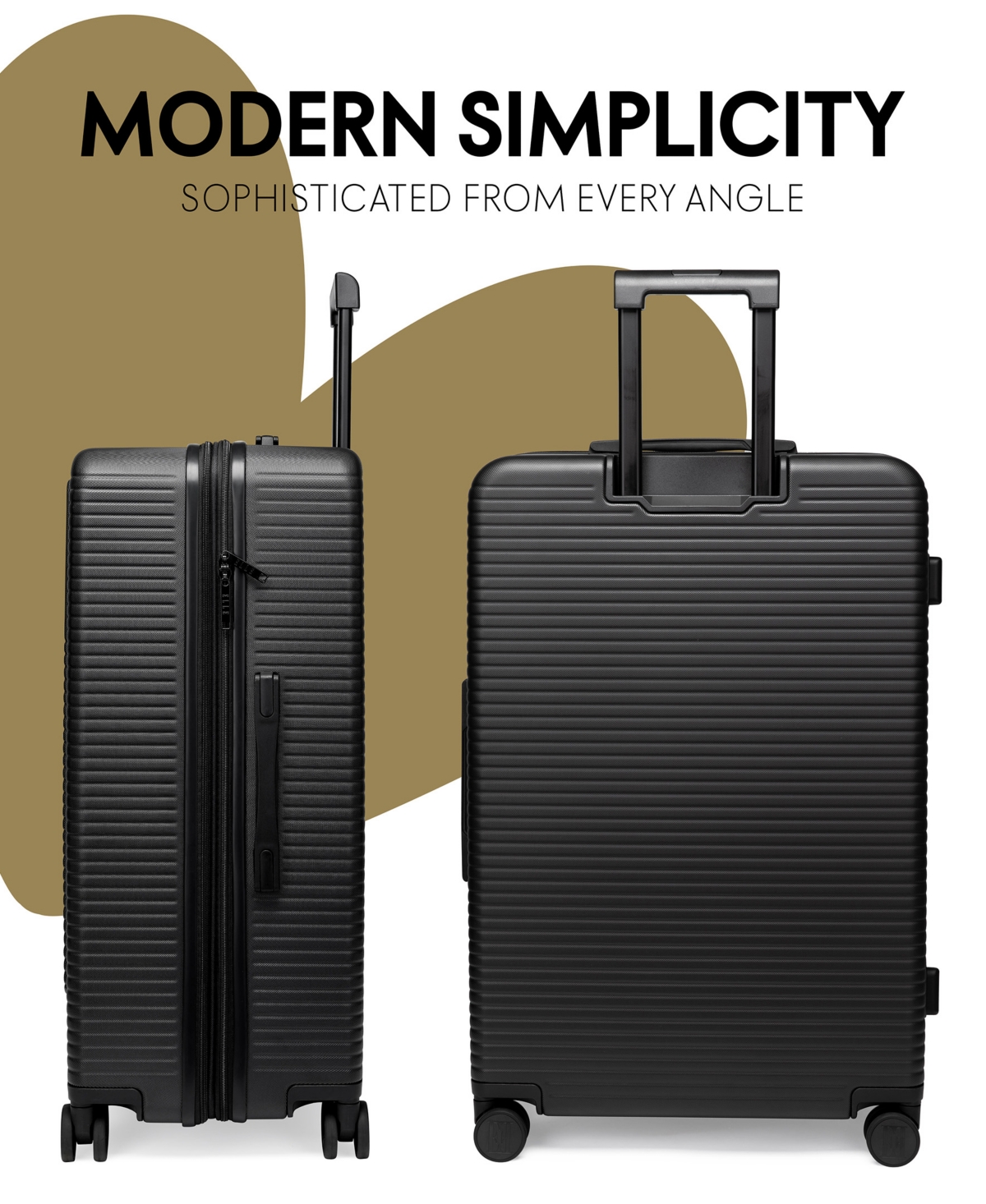 Elle Passage 3-Piece Expandable Retro Spinner Luggage Set