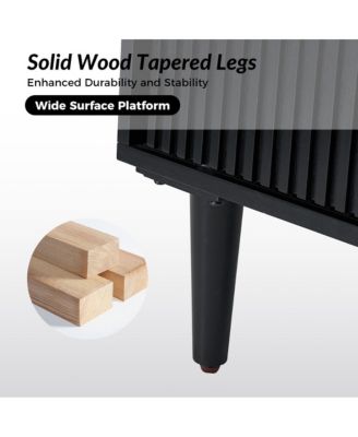 Alfred 34" Tall 2-Door Accent Cabinet with Adjustable Shelves