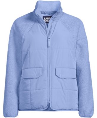 Women's Mixed Media High Pile Fleece Jacket