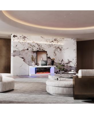 40-inch electric fireplace, recessed fireplace,1500W  TV stand