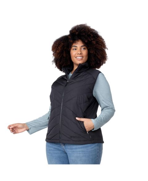 Женские жилеты Free Country Plus Size Quilted Hybrid Vest