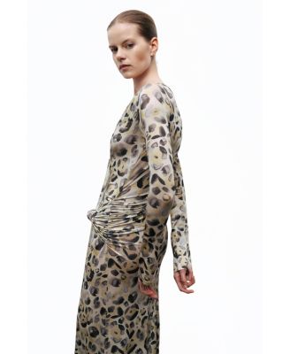 Women's Twist Detail Maxi Dress