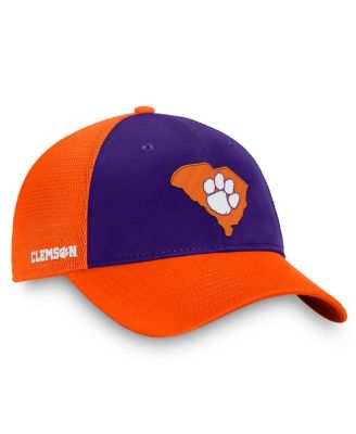 Top of the World - Men's Purple/Orange Clemson Tigers Origin Trucker Adjustable Hat